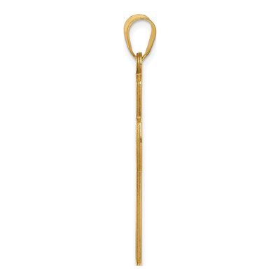 14K Yellow Gold Cross Pendant – view 3