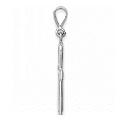 14K White Gold Ankh Cross Pendant – view 3