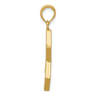 14K Yellow Gold Star of David Pendant – view 3