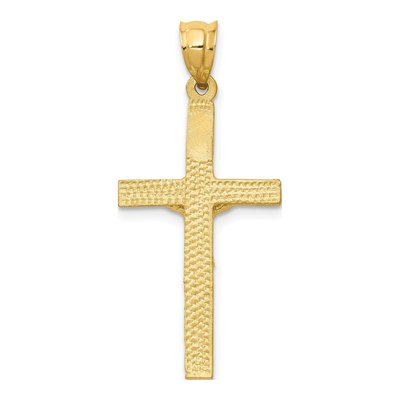 14K Yellow Gold Crucifix Pendant – view 5