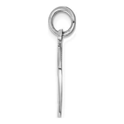 14K White Gold Daughter-Mom Break-Apart Heart Charm – view 3