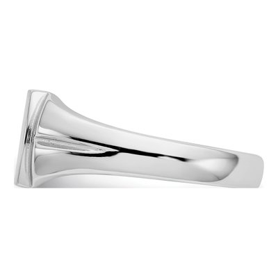 Men's 14K White Gold Signet Ring – view 4