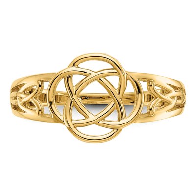 14K Yellow Gold Celtic Knot Ring – view 6