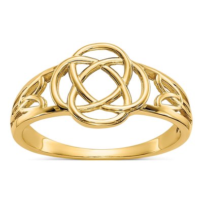 14K Yellow Gold Celtic Knot Ring