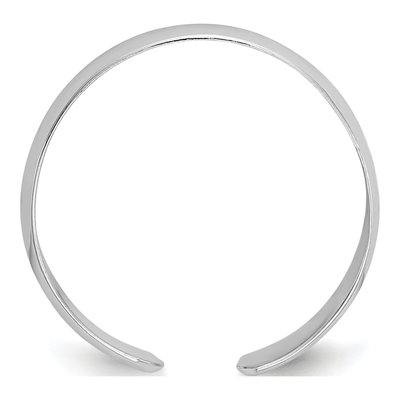 14K White Gold Toe Ring – view 3