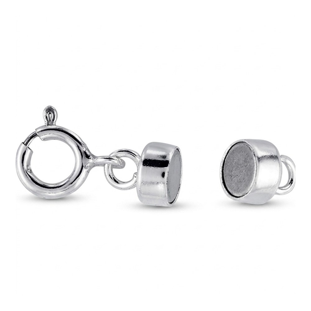 14K White Gold Magnetic Clasp Converter for necklaces and bracelets