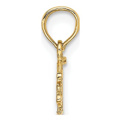 14K Yellow Gold Helicopter Pendant – view 3
