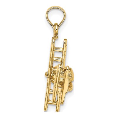 14K Yellow Gold 3-D Bi-Plane Charm – view 3