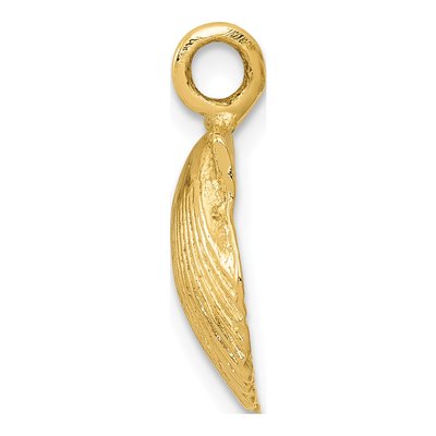 14K Yellow Gold Seashell Pendant – view 3