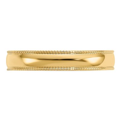 14K Yellow Gold Milgrain Toe Ring – view 6