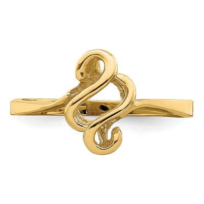 14K Yellow Gold Free Form Ring – view 6