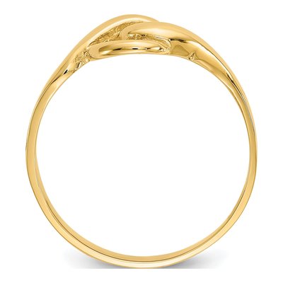 14K Yellow Gold Free Form Ring – view 3