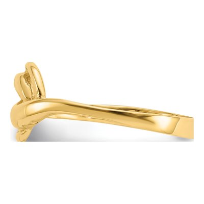 14K Yellow Gold Free Form Ring – view 4