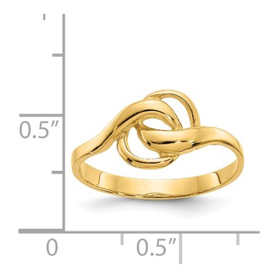 14K Yellow Gold Free Form Ring – view 6