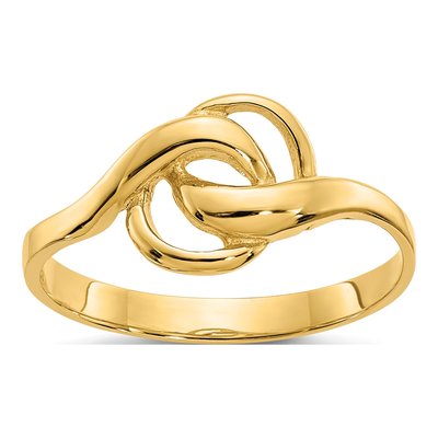 14K Yellow Gold Free Form Ring