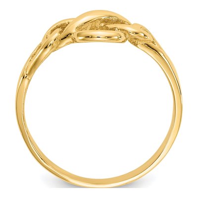 14K Yellow Gold Free Form Knot Ring – view 2