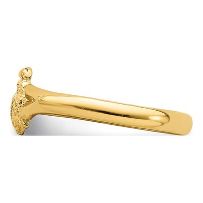 14K Yellow Gold Ladybug Baby Ring – view 4