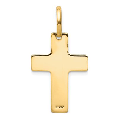 14K Yellow Gold Cross Pendant – view 5