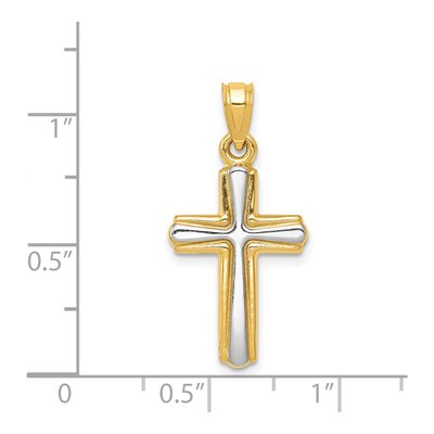 14K Yellow Gold Cross Pendant – view 4