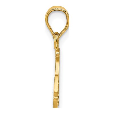 14K Yellow Gold Golf Cart Pendant – view 3