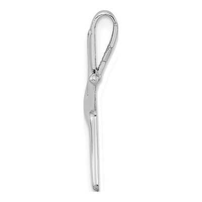 14K White Gold Starfish Slide Pendant – view 3