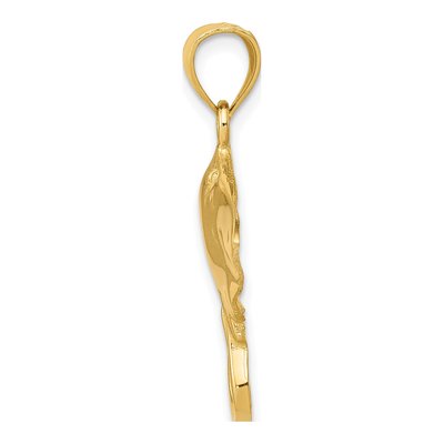 14K Yellow Gold Stingray Pendant – view 3