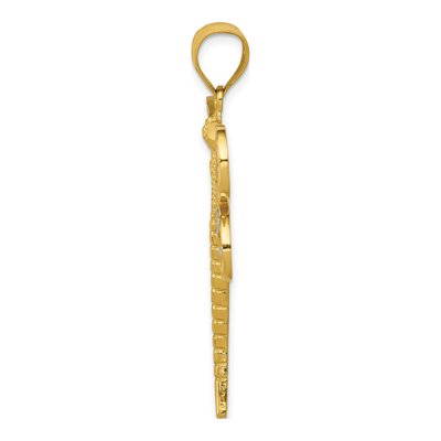 14K Yellow Gold Dragonfly Pendant – view 3