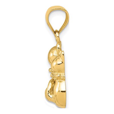 14K Yellow Gold Big Little Cats Pendant – view 3