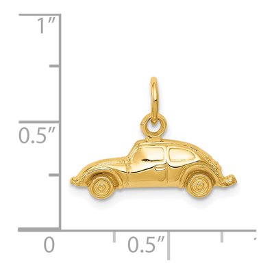 14K Yellow Gold Car Pendant – view 4