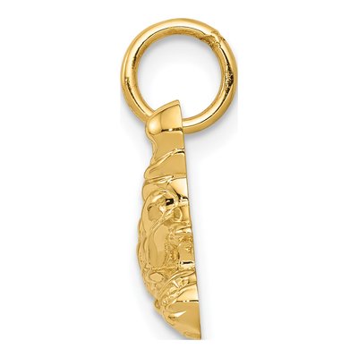 14K Yellow Gold Go-Kart Pendant – view 3