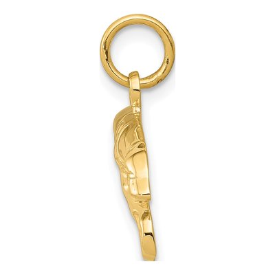 14K Yellow Gold Greyhound Pendant – view 3