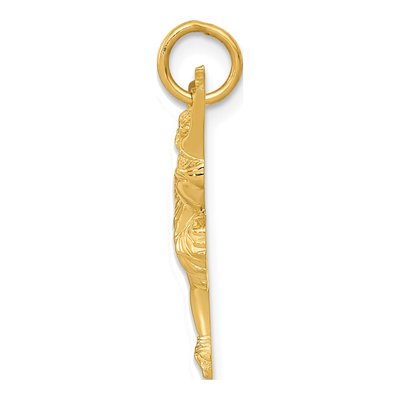 14K Yellow Gold Ballerina Pendant – view 3