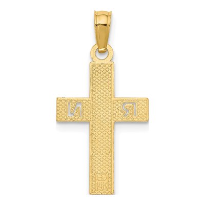 14K Yellow Gold Cross Pendant – view 5