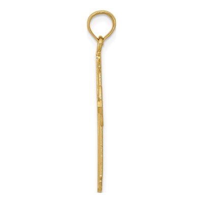 14K Yellow Gold Passion Cross Pendant – view 3
