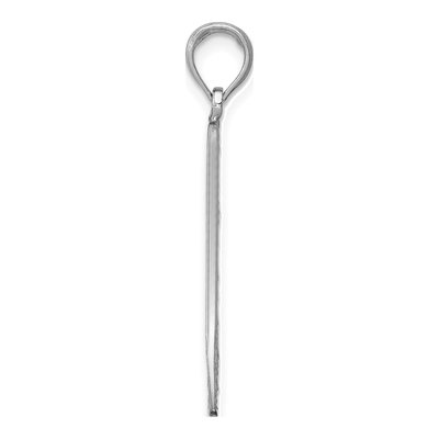 14K White Gold Angel Wing Pendant – view 3
