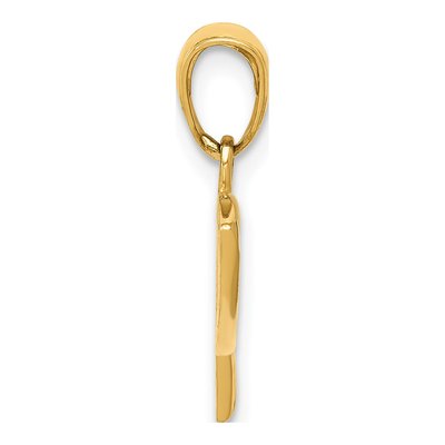 14K Yellow Gold Ichthus Fish Pendant – view 3