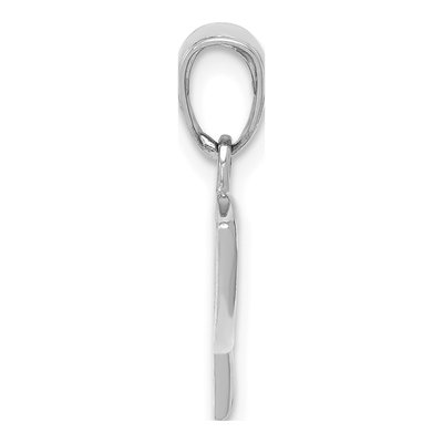 14K White Gold Ichthus Fish Pendant – view 3
