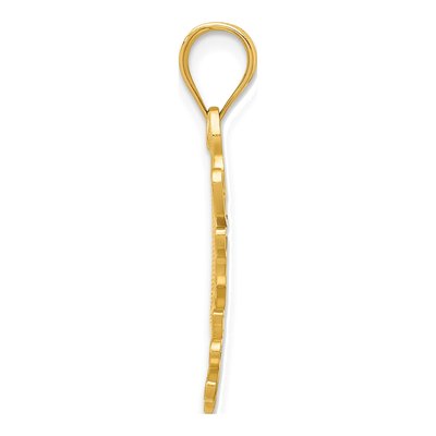 14K Yellow Gold Dove Pendant – view 3