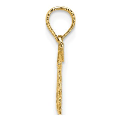 14K Yellow Gold Be My Valentine Pendant – view 3