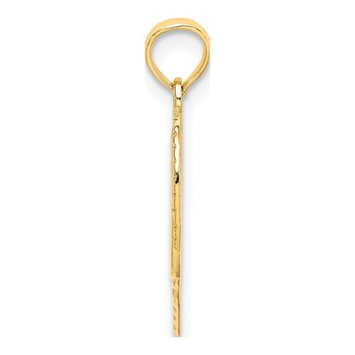 14K Yellow Gold I Heart You Pendant – view 3