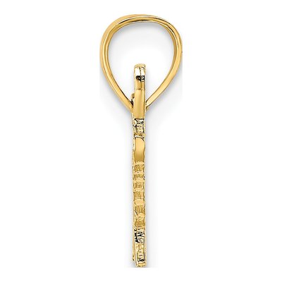 14K Yellow Gold SPECIAL Charm Pendant – view 3