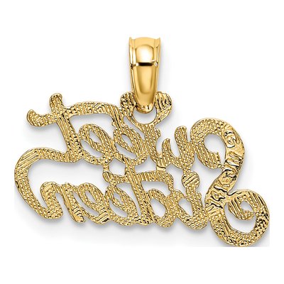 14K Yellow Gold Sweet Sixteen Pendant – view 5