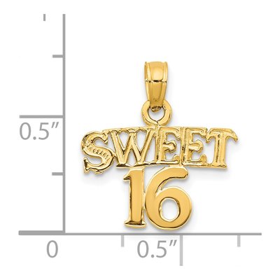 14K Yellow Gold Sweet Pendant – view 4