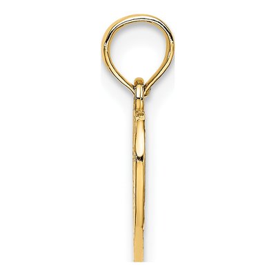 14K Yellow Gold Sweet 16-Heart Pendant – view 3