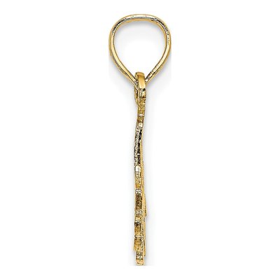14K Yellow Gold MAMA Number 1 Pendant – view 3