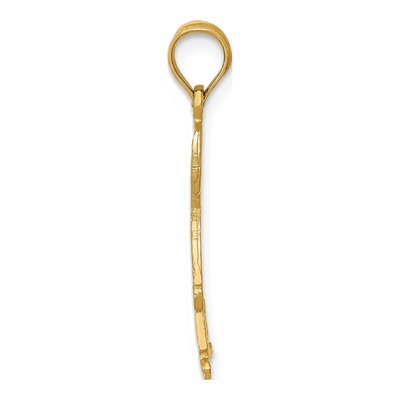 14K Yellow Gold Boy Pendant – view 3