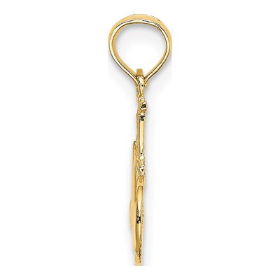 14K Yellow Gold MAMA Number 1 Pendant – view 3