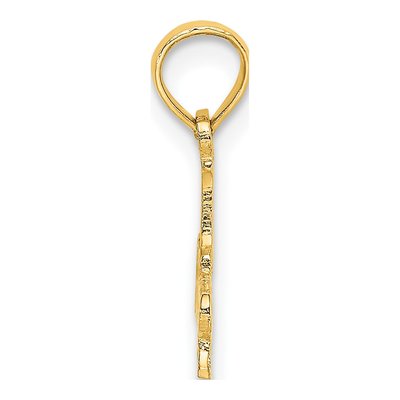 14K Yellow Gold Grandmother Number 1 Pendant – view 3