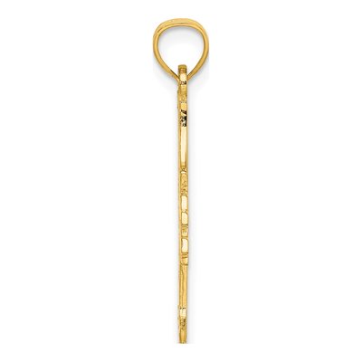 14K Yellow Gold NANA Number 1 Pendant – view 3