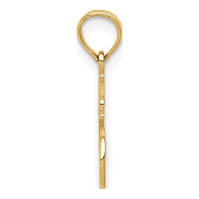 14K Yellow Gold Godmother Number 1 Pendant – view 3